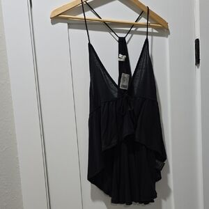 Urban Outfitters Black Layered Camisole